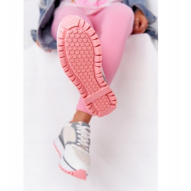 Calçados esportivos de couro na plataforma GOE HH2N4008 branco multicolorido 1