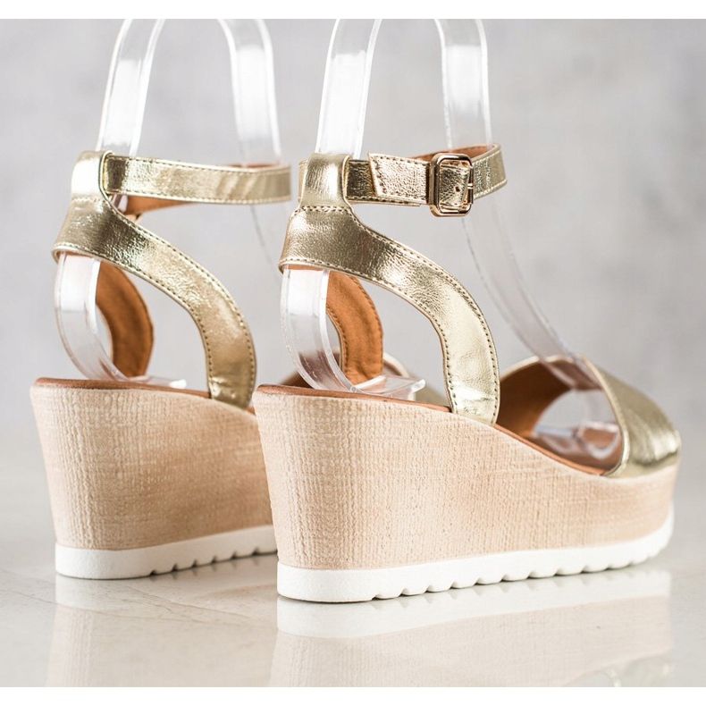 Seastar Sandálias Classic Wedge dourado 1