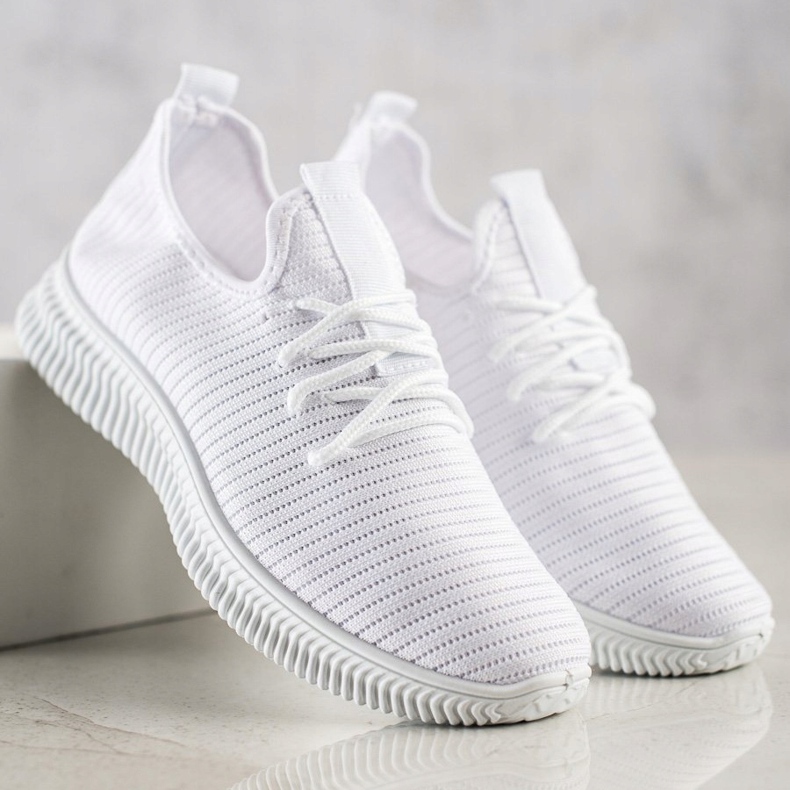 SHELOVET Tênis confortáveis branco 1