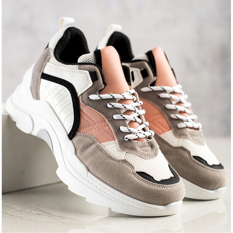 SHELOVET Tênis coloridos elegantes multicolorido 2