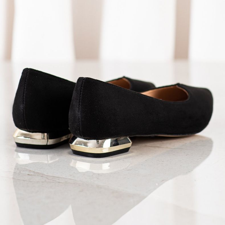 Filippo Bombas Com Salto Decorativo preto 1