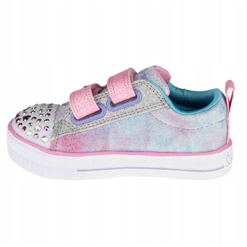 Sapato Skechers Shuffle Lite Sweet Supply Jr 20320N-LPMT preto multicolorido 1