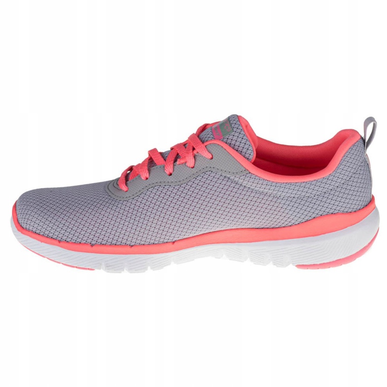 Sapato Skechers Flex Appeal 3.0 First Insight W 13070-LGHP cinza 1