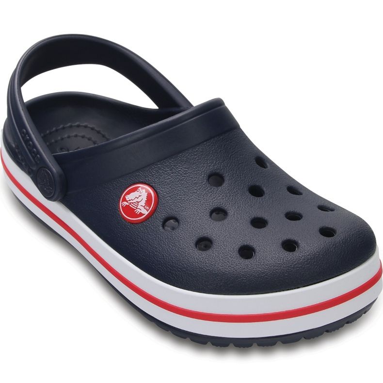 Crocs para crianças Crocband Clog K azul marinho-vermelho 204537 485 1