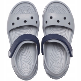 Sandálias Crocs para crianças Sandália Crosband Kids cinza-marinho 12856 01U azul marinho 1
