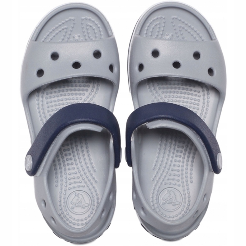 Sandálias Crocs para crianças Sandália Crosband Kids cinza-marinho 12856 01U azul marinho 1