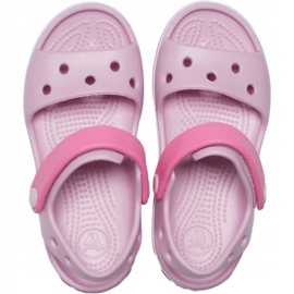 Sandálias Crocs para crianças Sandália Crocband Kids rosa 12856 6GD 1