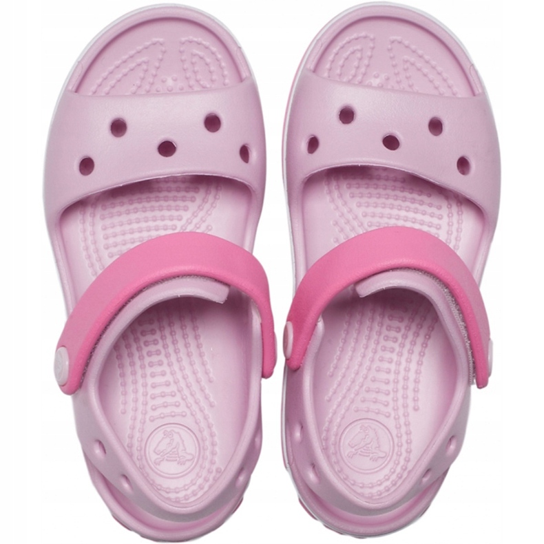 Sandálias Crocs para crianças Sandália Crocband Kids rosa 12856 6GD 1