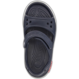 Sandálias Crocs para crianças Sandália Crocband Ii Azul marinho-branco 14854 462 1