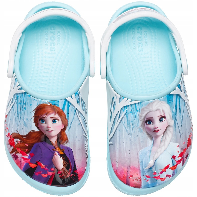 Crocs para crianças Fl Ol Disney Frozen 2 Clog blue 206167 4O9 azul multicolorido 1