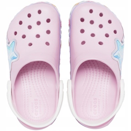 Crocs para crianças Fl Star Band Clog rosa 207075 6GD 1