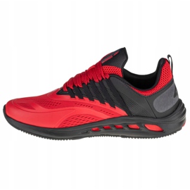 Sapatos masculinos 4F Gecko M D4L21-OBMS102 62S preto vermelho 1