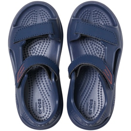 Sandálias Crocs para crianças Expedição Swiftwater azul marinho 206267 463 1