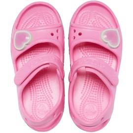 Sandálias infantis Crocs Fun Lab Rainbow rosa 206795 669 1
