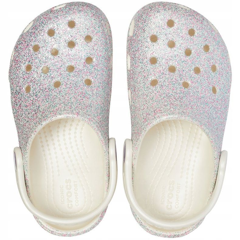 Crocs infantil Classic Glitter Clog colorido 205441 159 multicolorido 1