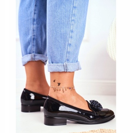 Mocassins Lacados Vinceza 21-10527 Preto 2