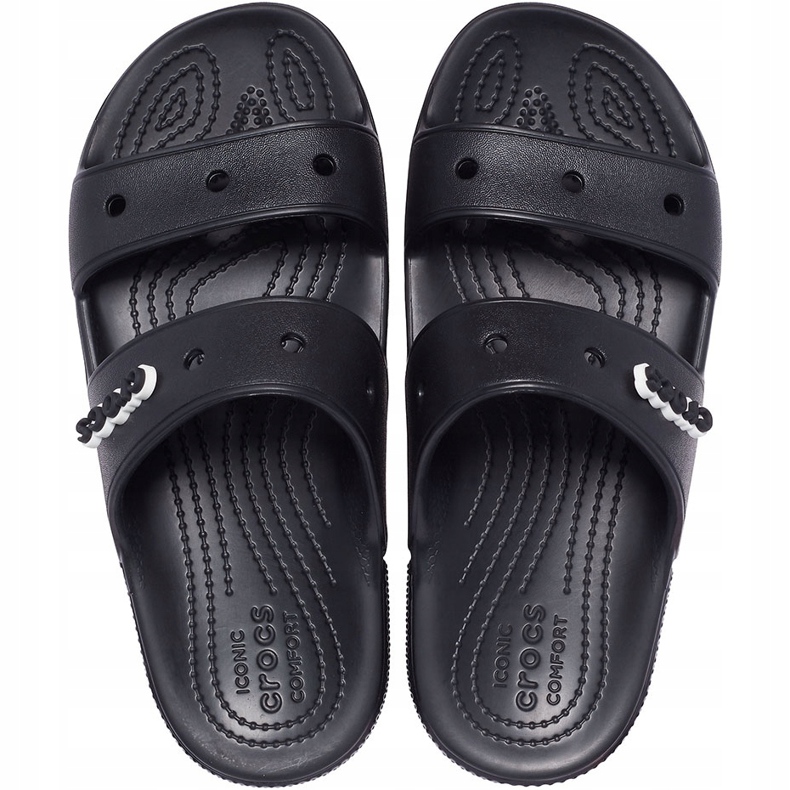 Chinelos Crocs Classic pretos 206761 001 1
