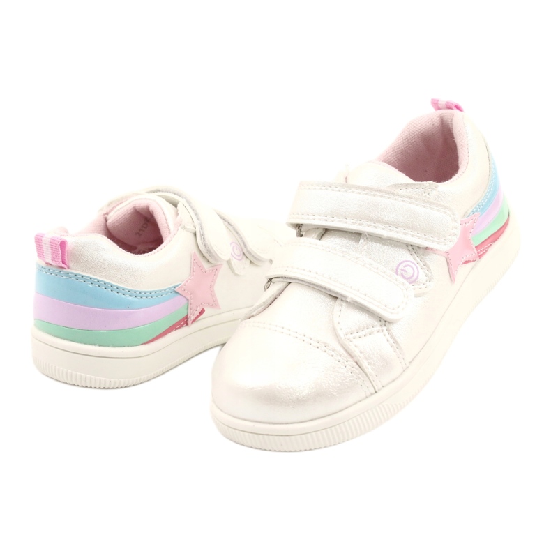 Evento Sapatos esportivos para meninas com uma estrela 21dz23-3904 branco 6 Evento Sapatos esportivos para meninas com uma estrela 21dz23-3904 branco 6