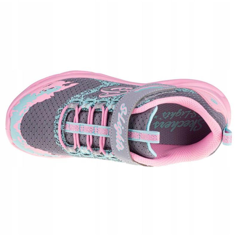 Sapatos Skechers Twisty Brights W 302301L-GYPK rosa cinza 2