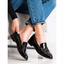 Mocassins lacados Sergio Leone preto 1