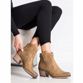 Sergio Leone Botas de molas abertas marrom 1