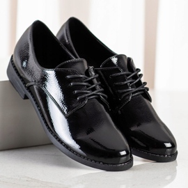 SHELOVET Sapatos de amarrar clássicos preto 1