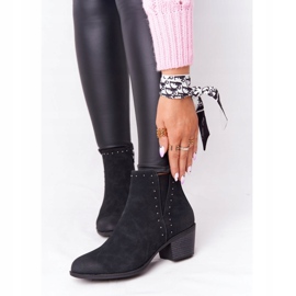 PJ1 Botas quentes femininas Jodhpur, botas Black Morgan preto 2