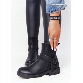 PJ1 Botas quentes femininas pretas trabalhadoras Alivia preto 2