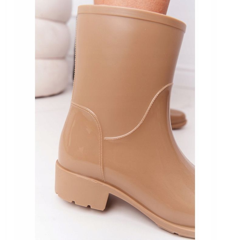 PS1 Botas Jodhpur Shiny Galoches Beige Dia chuvoso bege 1