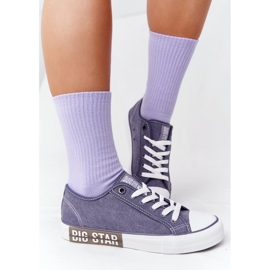 Tênis feminino Big Star HH274114 azul marinho 1