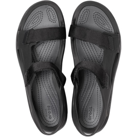 Sandálias masculinas Crocs Swiftwater Molded Expedition pretas 206526 060 preto 1