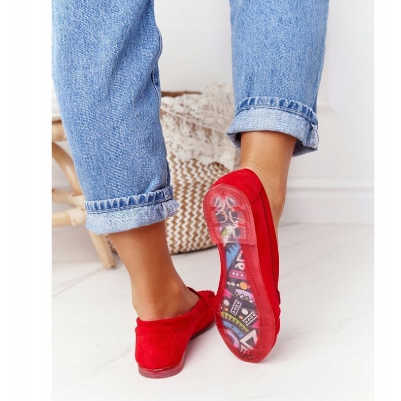 Mocassins de camurça Sergio Leone MK722 Vermelho 1