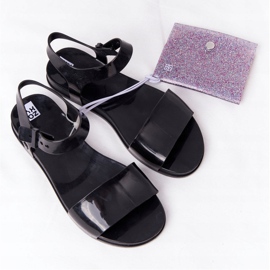 Sandálias de borracha ecológicas perfumadas ZAXY HH285127 pretas preto 2