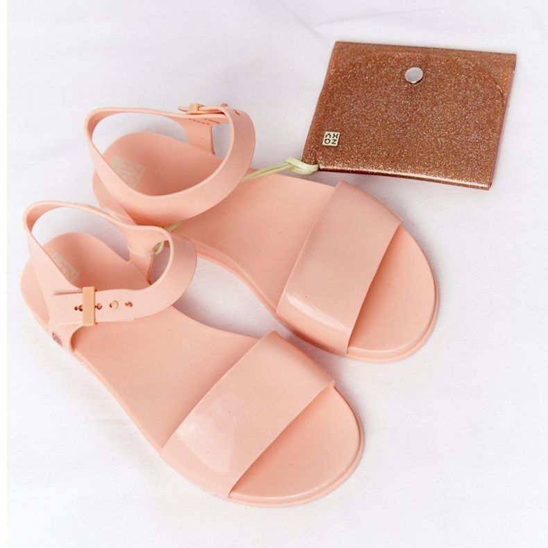 Sandálias de borracha ecológicas perfumadas ZAXY HH285123 Nude bege 1