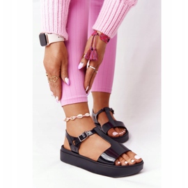 Sandálias de borracha ecológicas perfumadas ZAXY HH285116 pretas preto 2