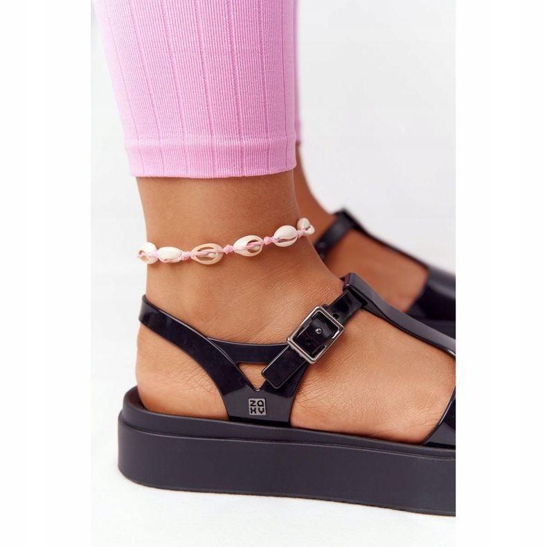 Sandálias de borracha ecológicas perfumadas ZAXY HH285116 pretas preto 1