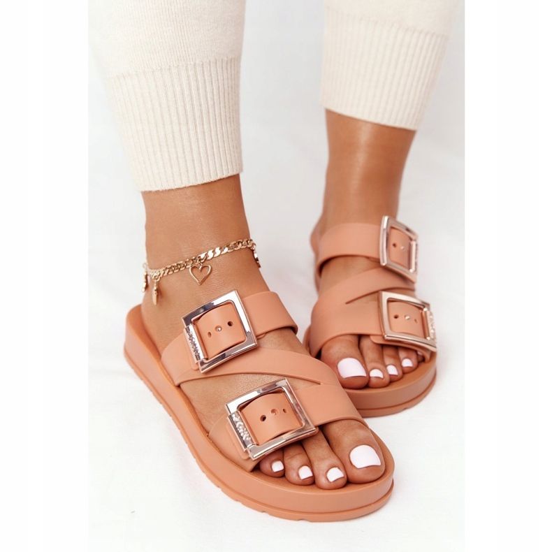 Chinelos de borracha perfumada ecologicamente corretos ZAXY HH285105 camelo bege castanho 1