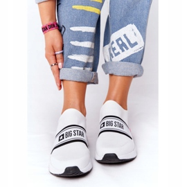 Tênis esportivos Slip-On Memory Foam Big Star HH274538 Branco 2