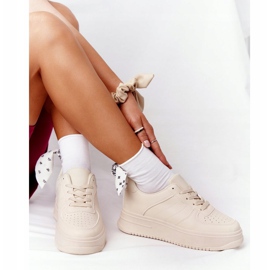 PS1 Calçados esportivos femininos na plataforma. Bege This Is Me 2