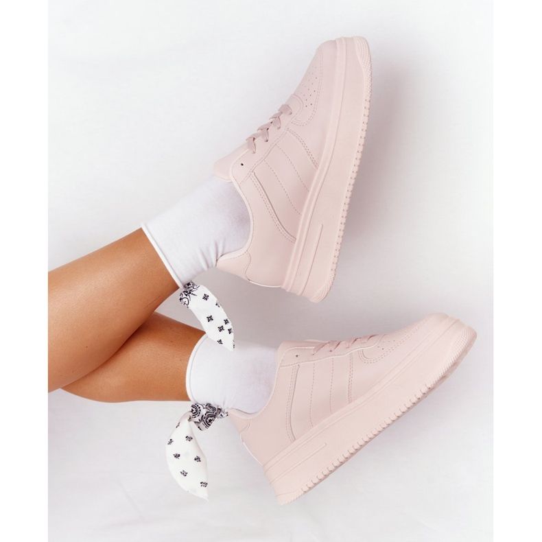 Calçados esportivos femininos com plataforma rosa This Is Me 1 Calçados esportivos femininos com plataforma rosa This Is Me 1