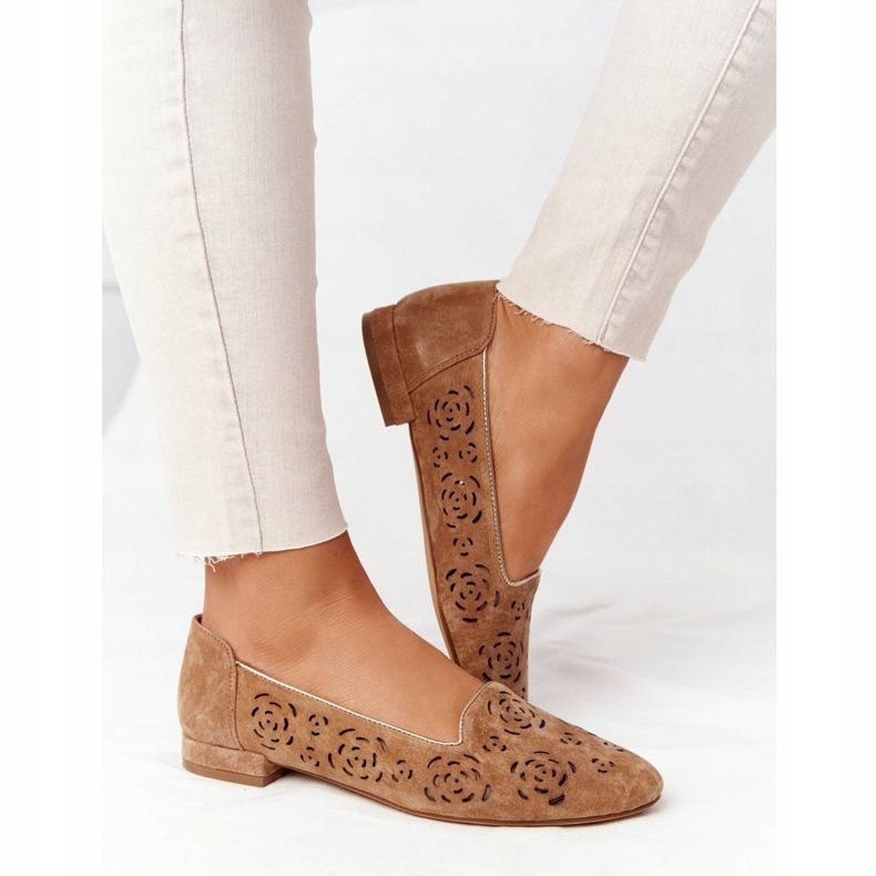 Mocassins Abertos Sergio Leone BL627 Vermelho marrom 2