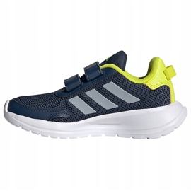 Sapatos infantis Adidas Tensaur Run C cinza-verde FY9196 azul marinho 1