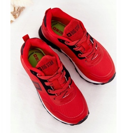 Sapatos esportivos infantis de espuma de memória Big Star HH374173 vermelho 2