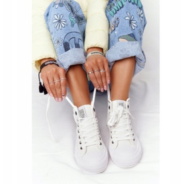 Tênis alto feminino Big Star HH274149 branco 1
