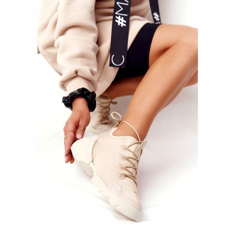 PS1 Sapatos esportivos femininos, tênis, bege, nascidos assim incolor 1