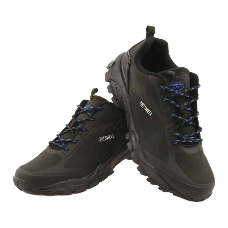American Club Sapatos esportivos femininos Softshell impermeável HL18 preto 3