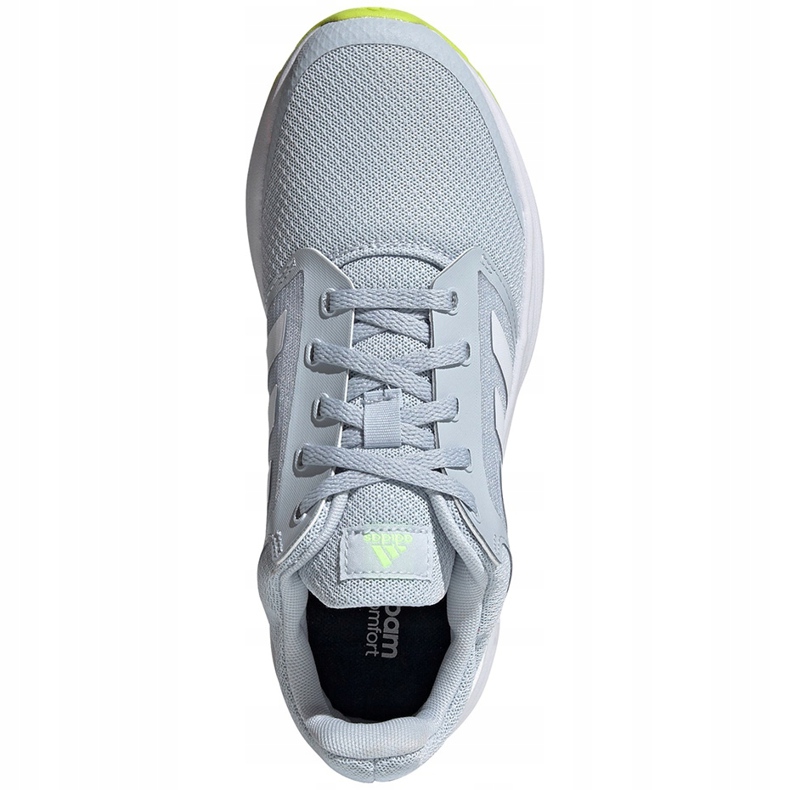 Tênis de corrida feminino cinza Adidas Galaxy 5 FY6745 1