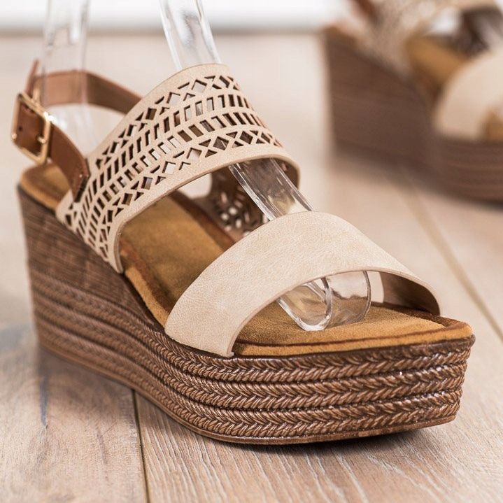 S. BARSKI Sandálias Bege Na Koturnie S.BARSKI marrom 1