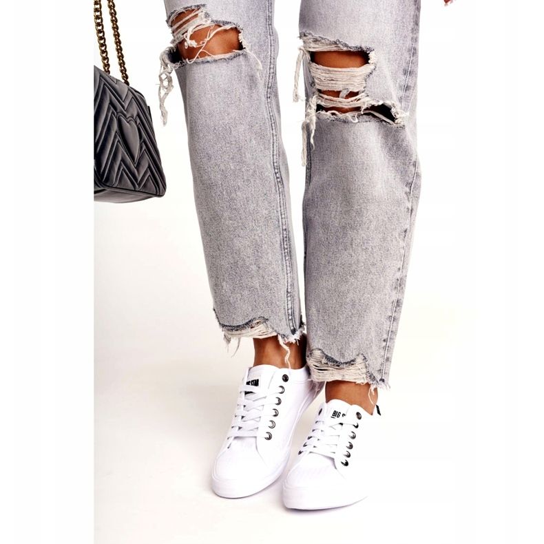 Sapatos Big Star W W274835 Branco 3