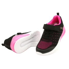 American Club Calçado desportivo feminino com velcro RL11 preto / rosa 2